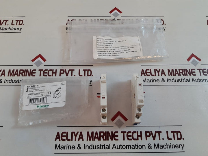 Schneider Electric Gvad0110 Auxiliary Contact
