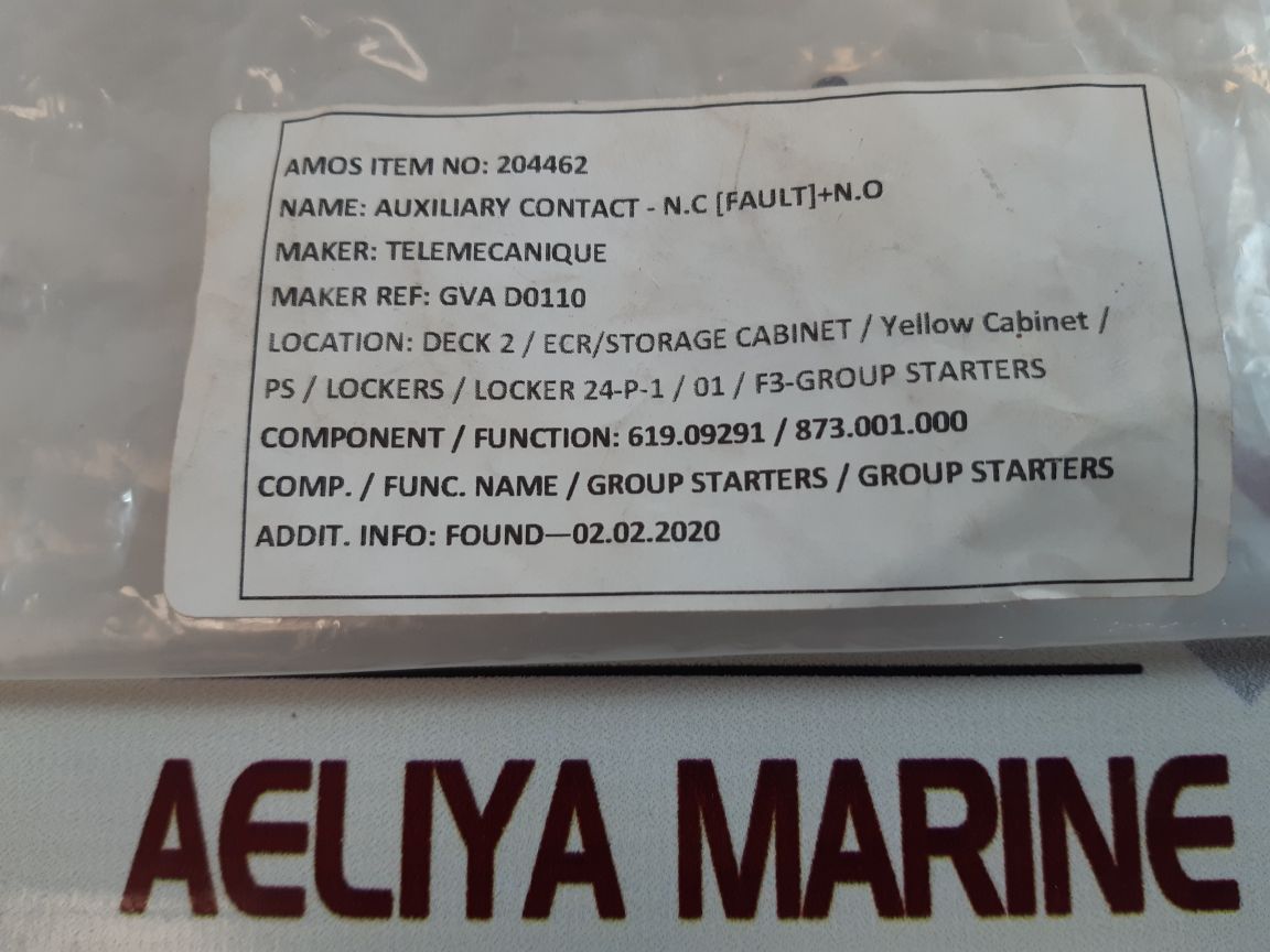 Schneider Electric Gvad0110 Auxiliary Contact