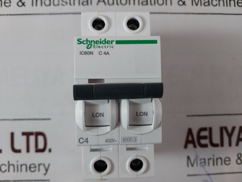 Schneider /Merlin Gerin Ic60N C 4A 2Pole Circuit Breaker A9F04204