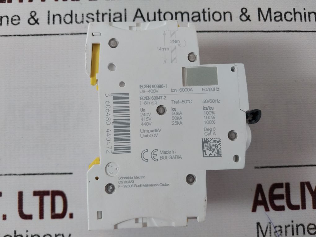 Schneider /Merlin Gerin Ic60N C 4A 2Pole Circuit Breaker A9F04204