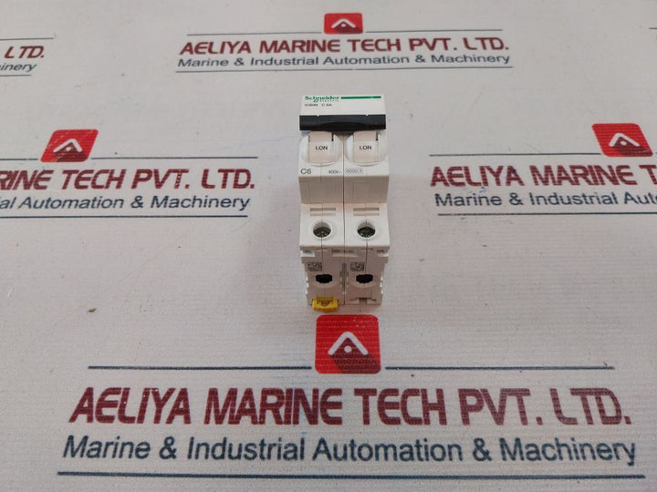 Schneider Electric Ic60N C 6A Miniature Circuit Breaker A9F74206