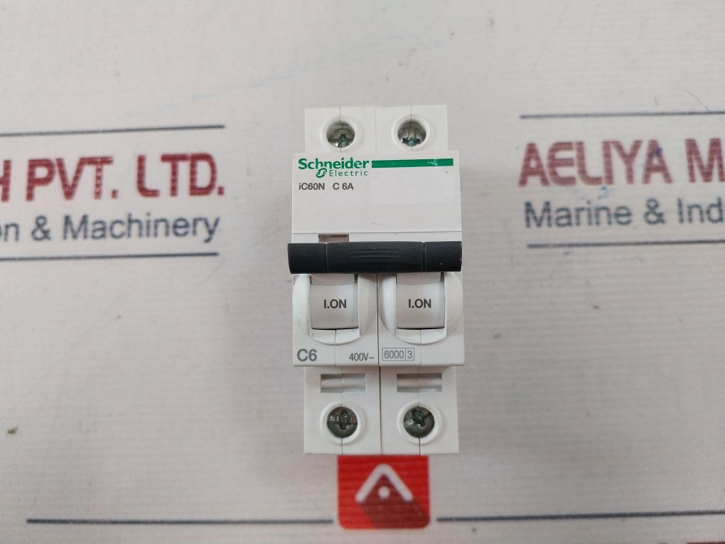 Schneider Electric Ic60N C 6A Miniature Circuit Breaker A9F74206