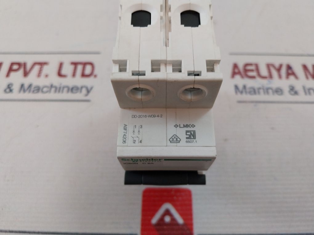 Schneider Electric Ic60N C 6A Miniature Circuit Breaker A9F74206