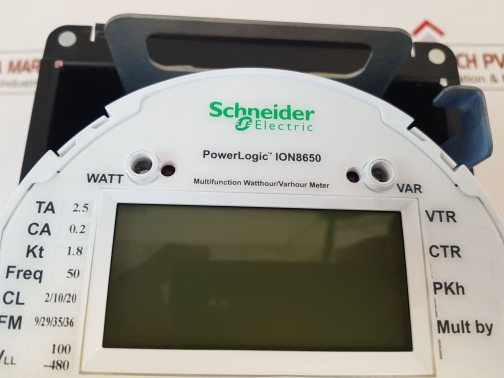 Schneider Electric Power Logic Ion8650 Varhour Meter