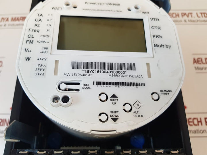Schneider Electric Power Logic Ion8650 Varhour Meter