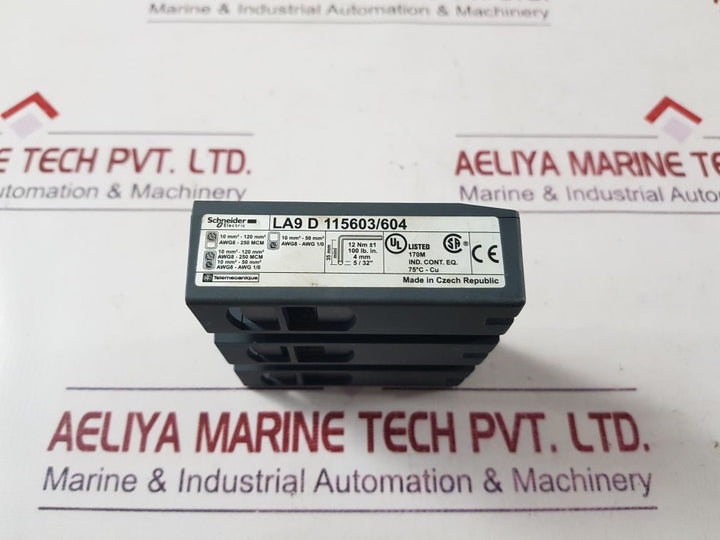 Schneider Electric La9 D 115603604 Terminal Block