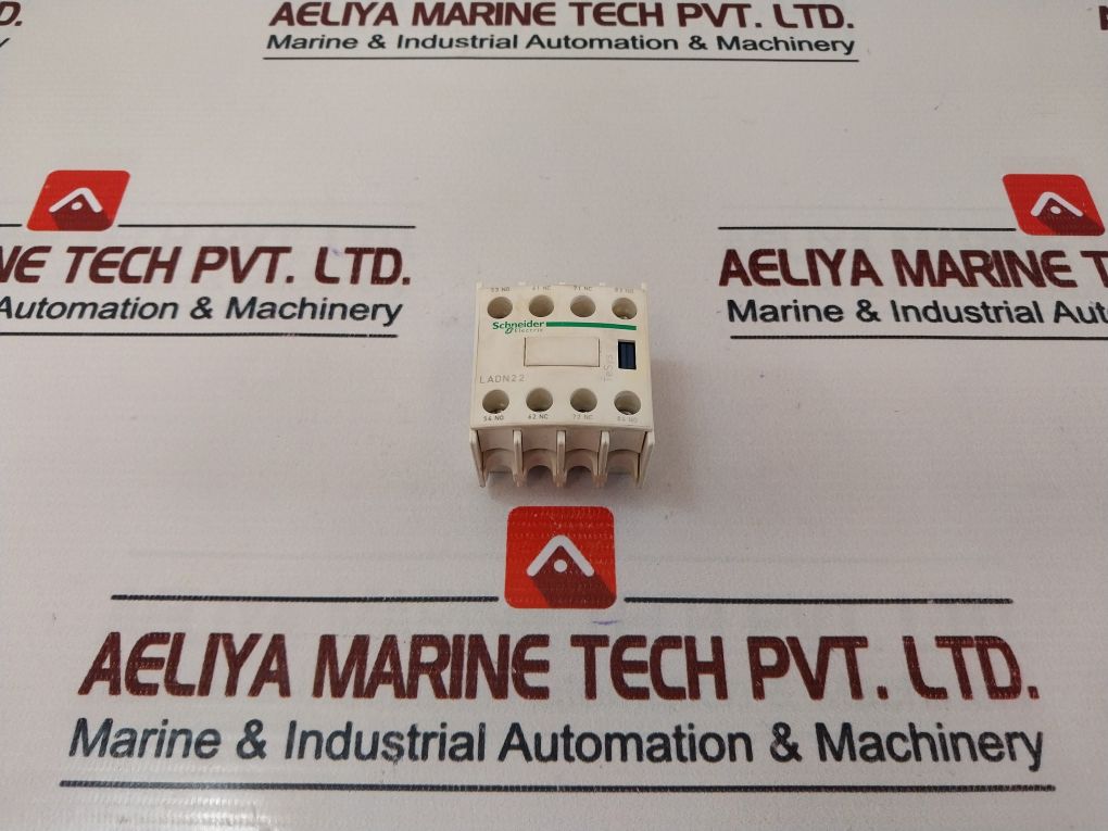 Lot Of 4X Schneider Electric Ladn22 Auxiliary Contact Block 10A 690V