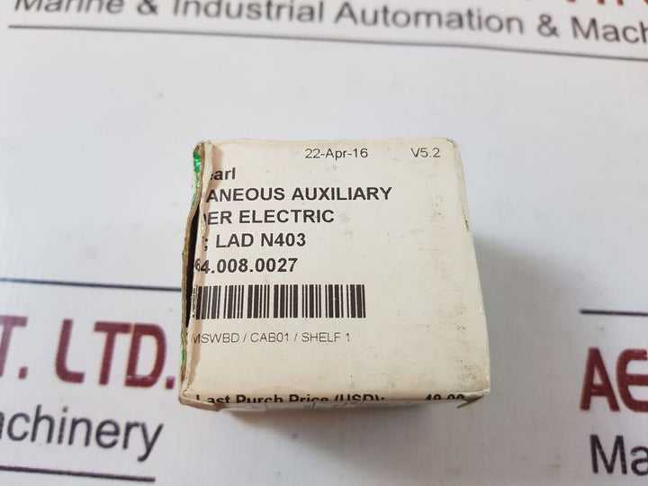 Schneider electric ladn403 auxiliary contact block
