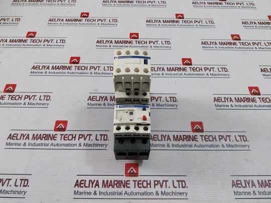 Schneider Electric Lc1D09 Contactor W/Ladn22 Contact Block, Lrd10 Overload Relay
