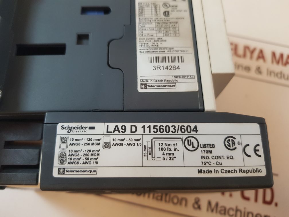 Schneider Electric Lc1D115 Contactor Free Shipping By Express