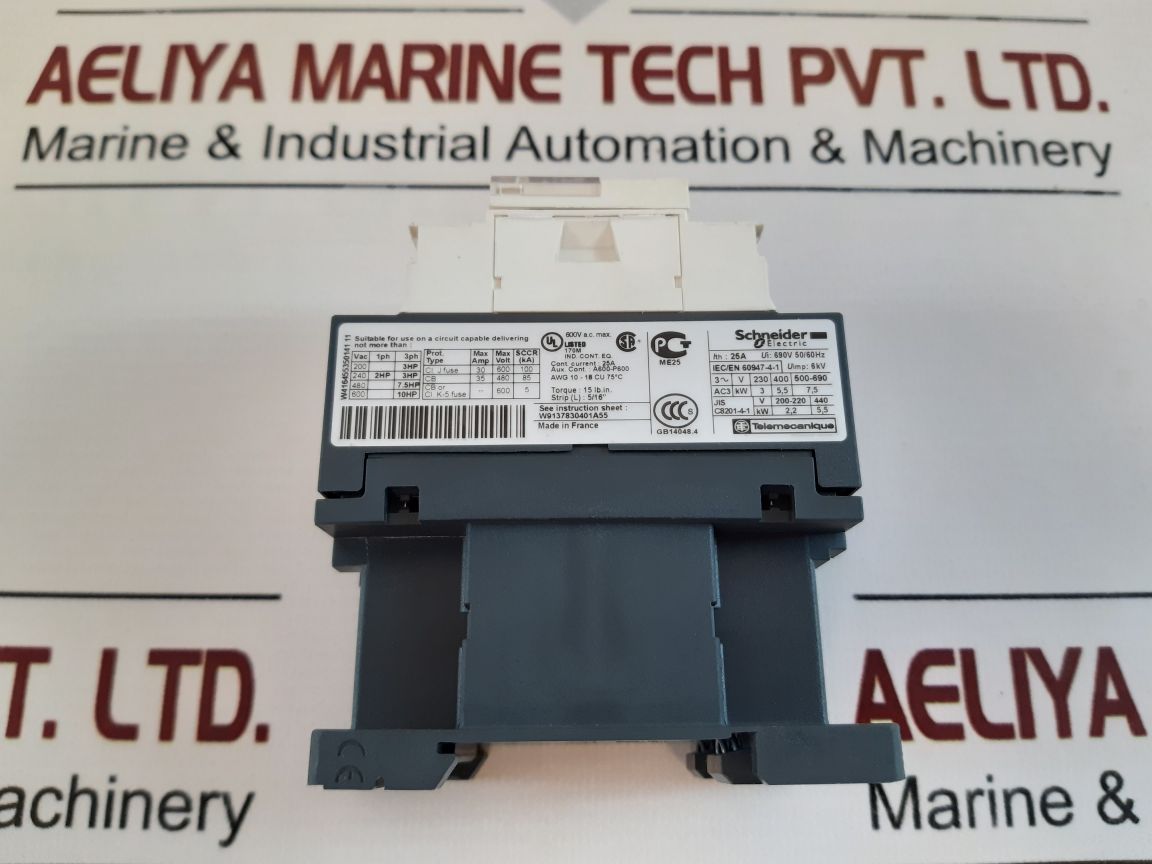 Schneider Electric Lc1D12 Contactor 230V 50/60Hz
