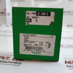 Schneider electric lc1d123p7 contactor