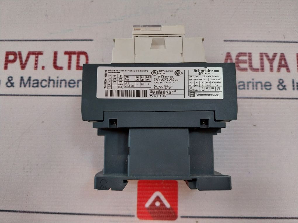 Schneider Electric Lc1D128F7 Contactor 690V
