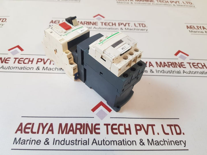 Schneider Electric Lc1D12 Bd Contactor With Gv2Me32 Motor Circuit Breaker