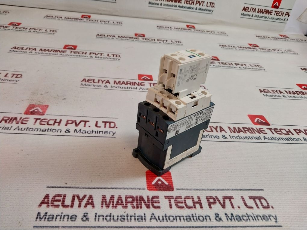 Schneider Electric Lc1D12Bd Contactor With Ladn20 Auxiliary Contact Block