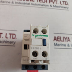 Schneider Electric Lc1D12Bd Contactor With Ladn20 Auxiliary Contact Block