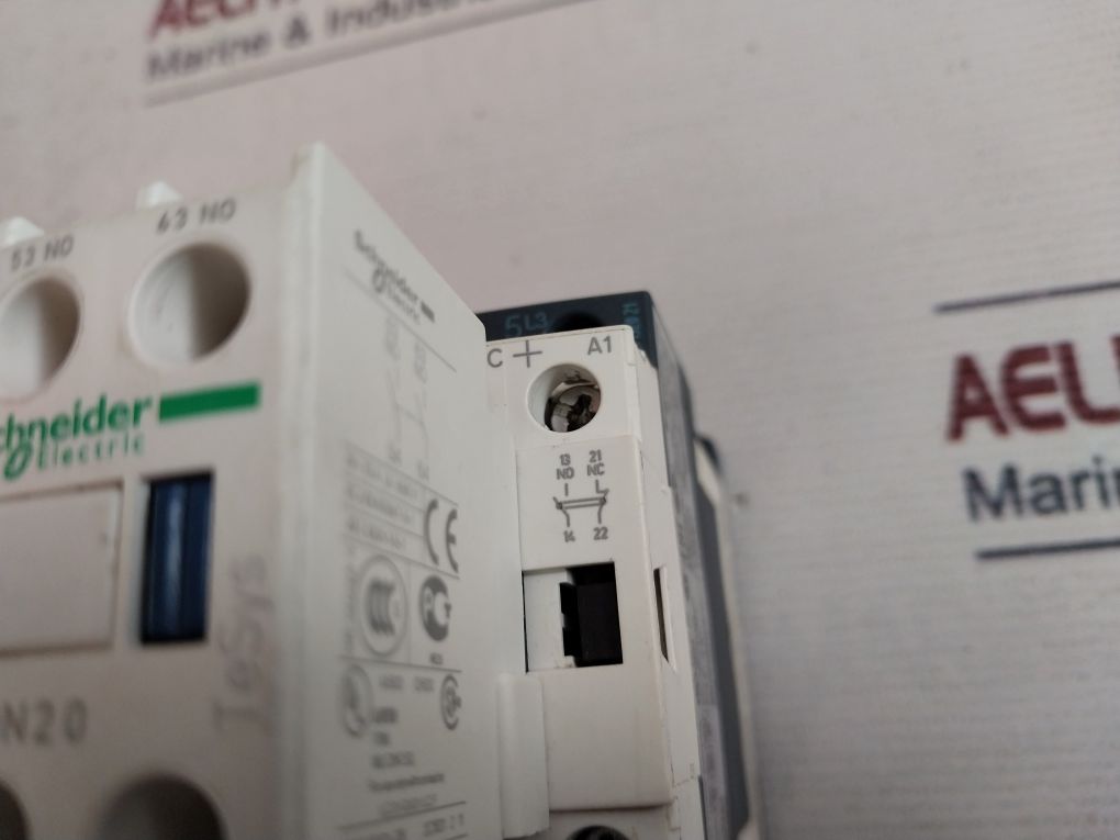 Schneider Electric Lc1D12Bd Contactor With Ladn20 Auxiliary Contact Block