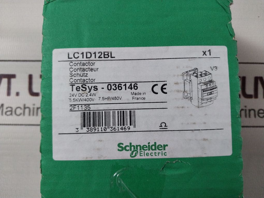 Schneider Electric/Telemecanique Lc1D12Bl Contactor