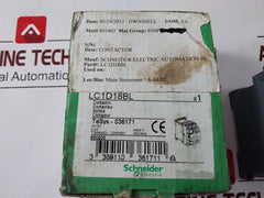 Schneider/Telemecanique Lc1D18Bl Contactor 2,4 W 24V Dc