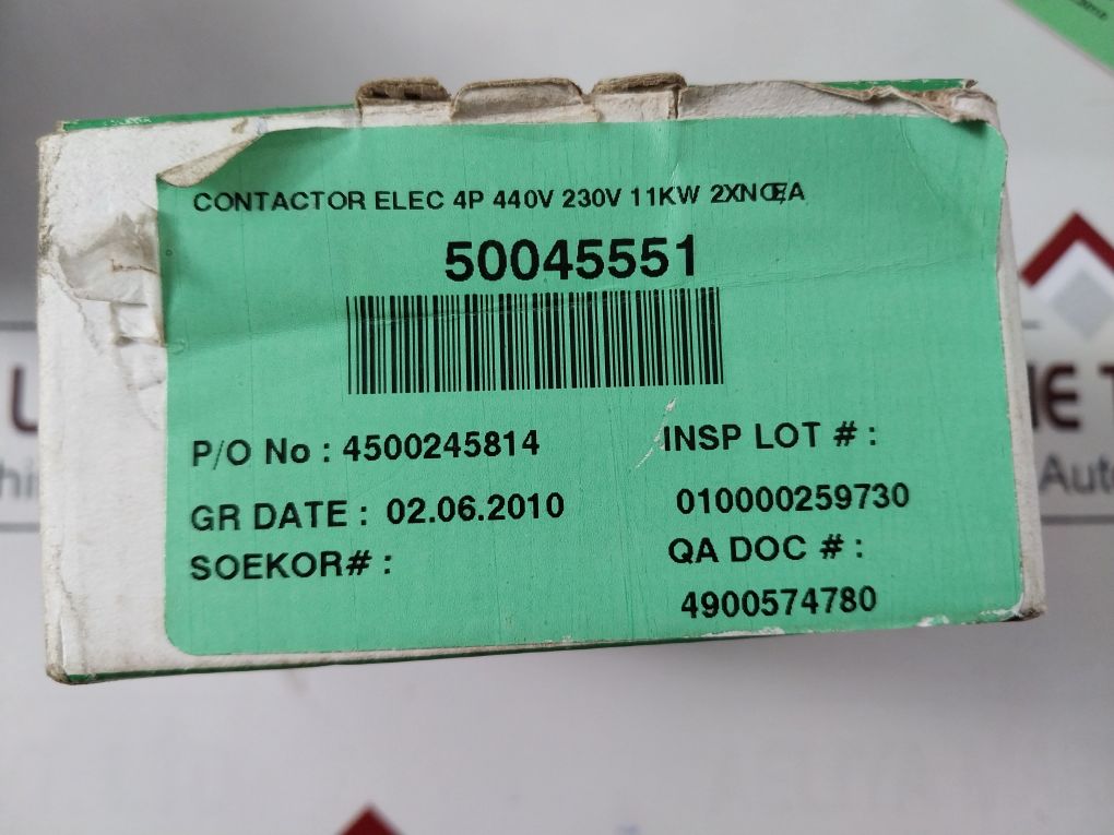 Schneider Electric Lc1D258P7 Contactor