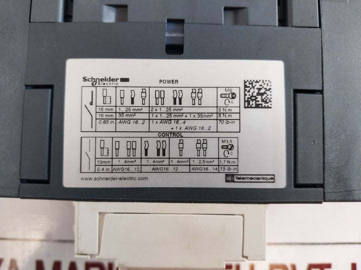 Schneider Electric Lc1D40A Contactor 220V 50/60Hz