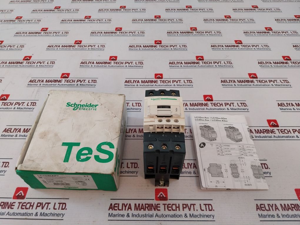 Schneider Electric Lc1D40Ap7 3 Pole Contactor Gb/T14048.4