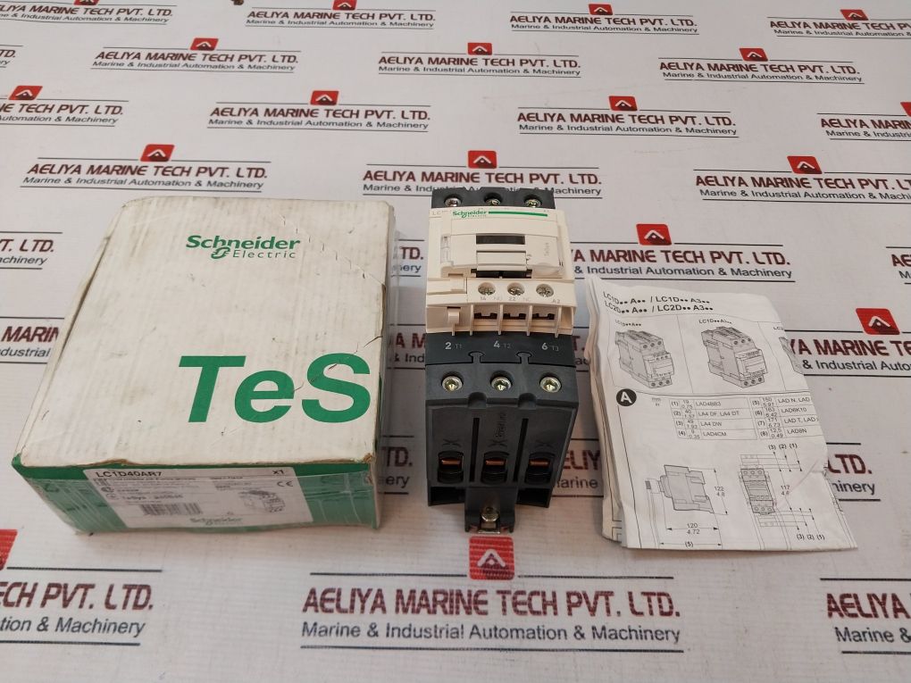Schneider Electric Lc1D40Ar7 3 Pole Contactor 690V-50/60Hz