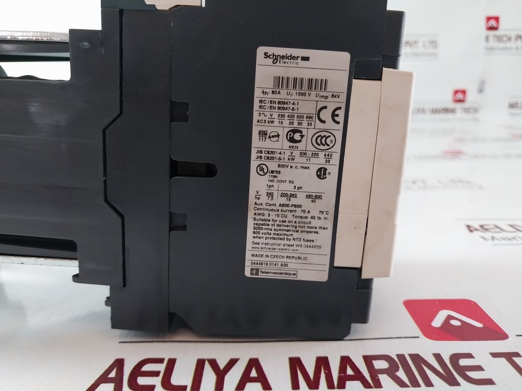 Schneider Electric Lc1D50 Contactor