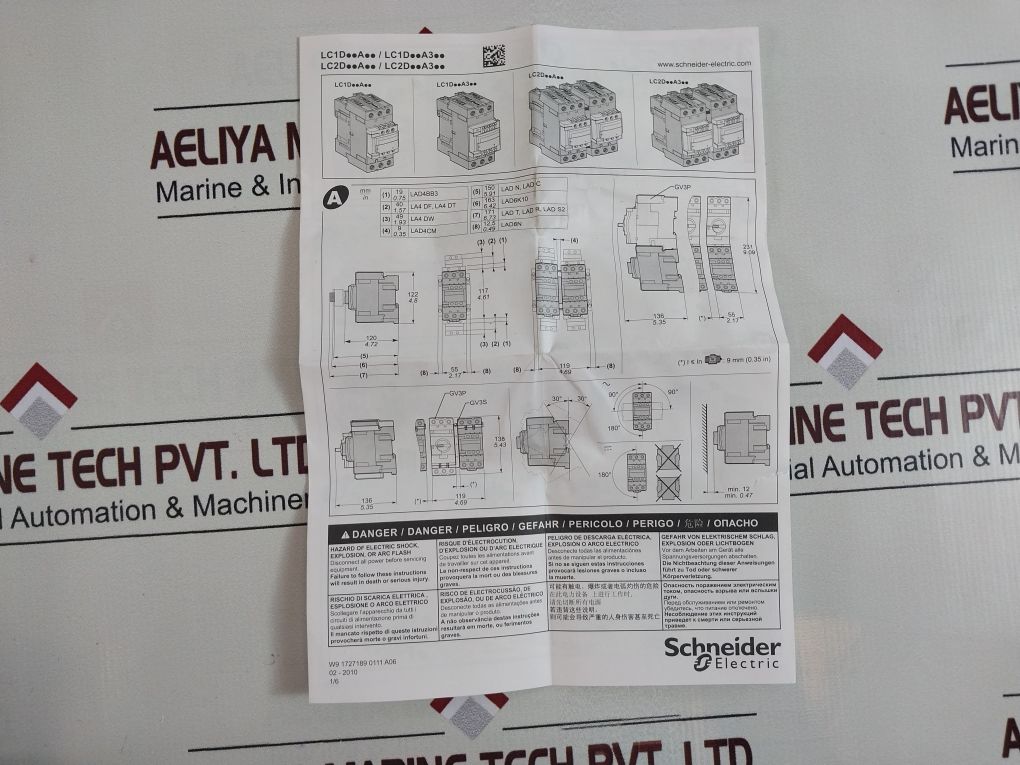 Schneider Electric/Telemecanique Lc1D50Af7 Contactor Lc1D50A