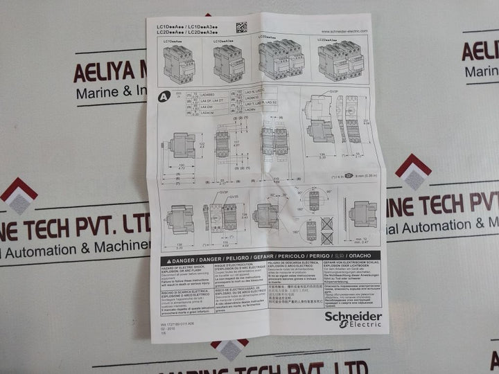 Schneider Electric/Telemecanique Lc1D50Af7 Contactor Lc1D50A