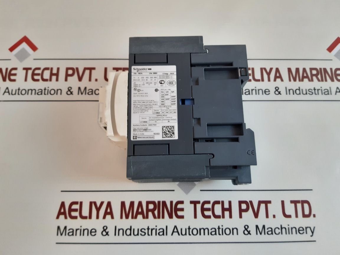 Schneider Electric Lc1D65Af7 3 Pole Contactor