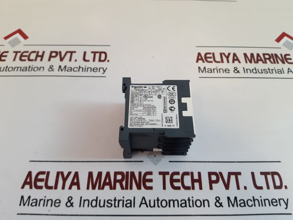 Schneider Electric Lc1K0910P7 Contactor