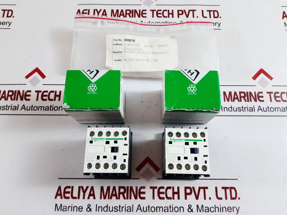 Schneider Electric Lc1K09 004U7 Contactor
