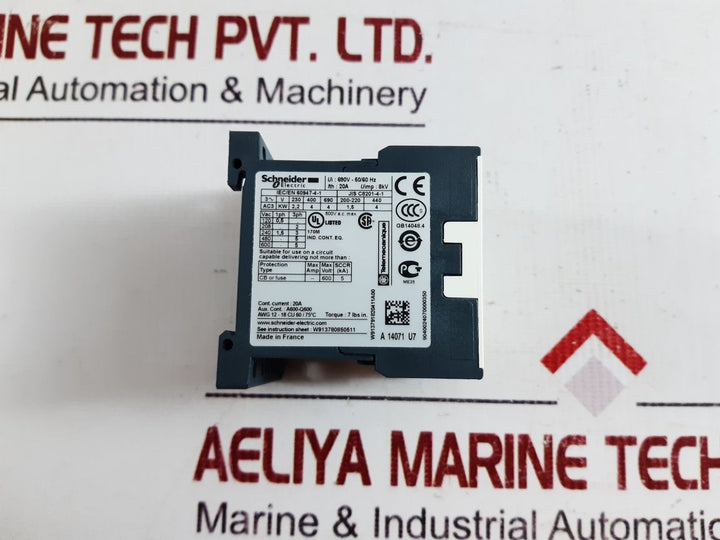 Schneider Electric Lc1K09 004U7 Contactor 4Pole