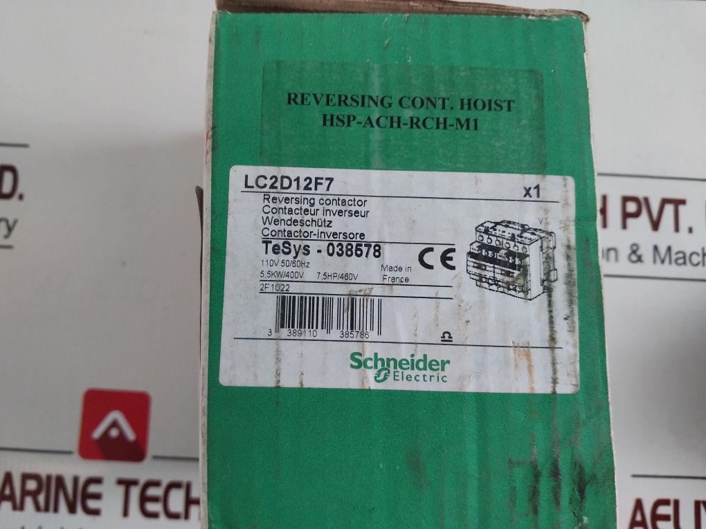 Schneider /Telemecanique Lc2D12F7 Dual Reversing Contactor