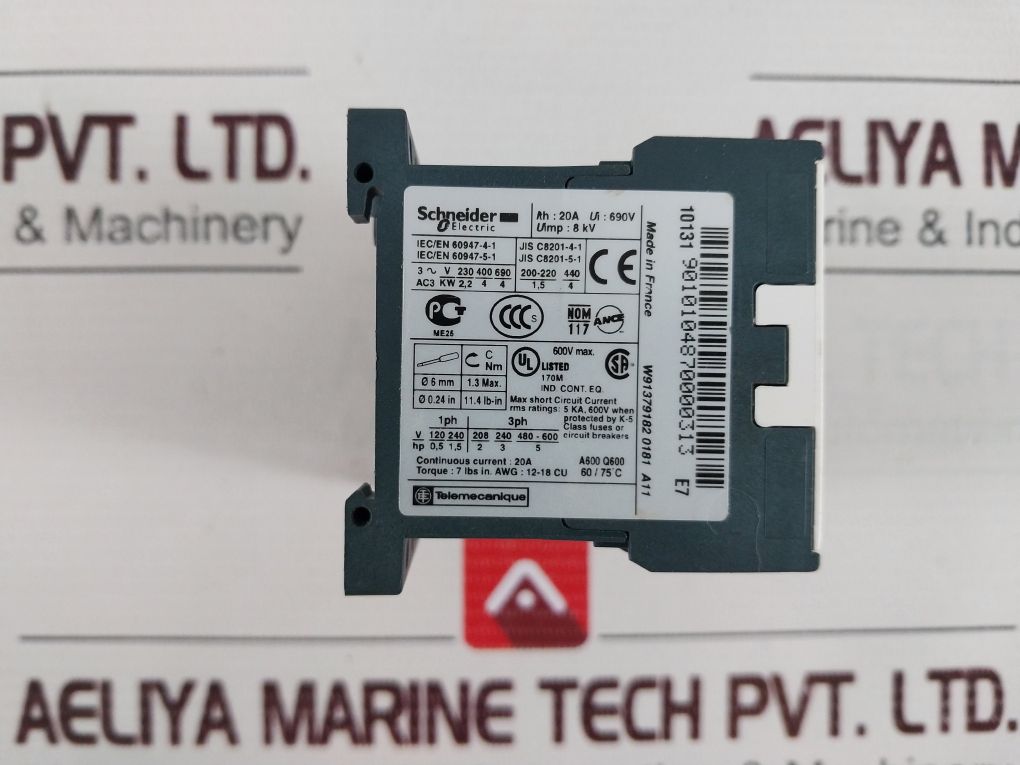 Schneider Electric Lc2K0901E7 690V