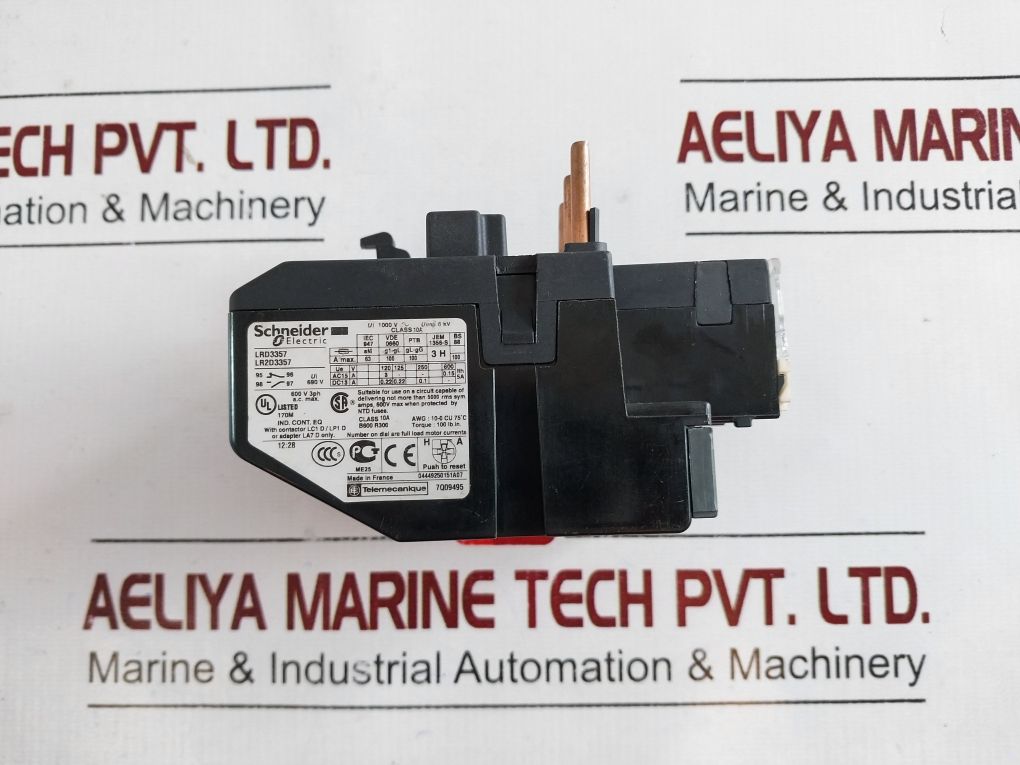 Schneider Electric Lr2D3357 Thermal Overload Relay Lr2D33