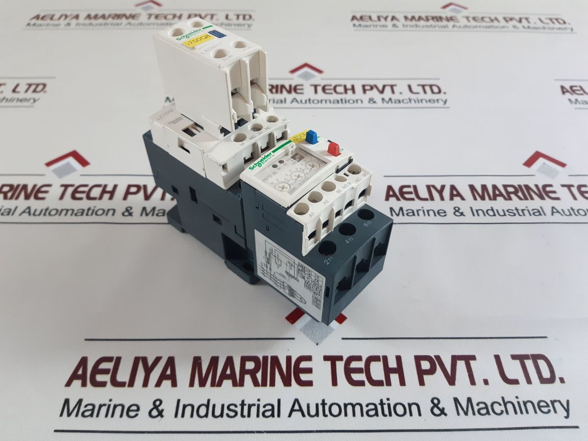 Schneider Lr97D25M7,Lc1D12 Contactor Overload Relay With Ladn 11 Contact Block