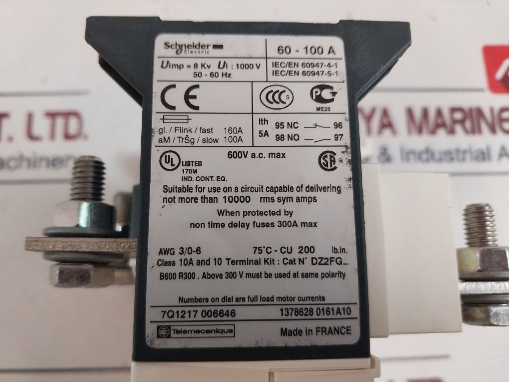 Schneider Electric Lr9 D 5367 Thermal Overload Relay