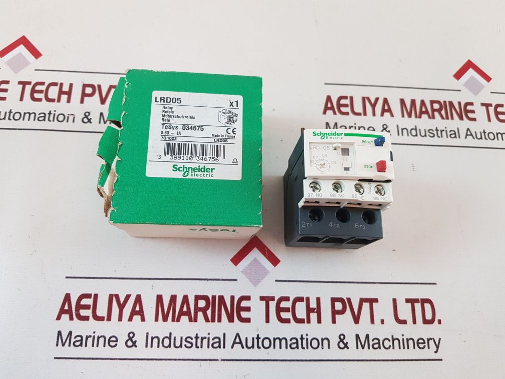 Schneider/Telemecanique Lrd05 Overload Relay 0.63-1A