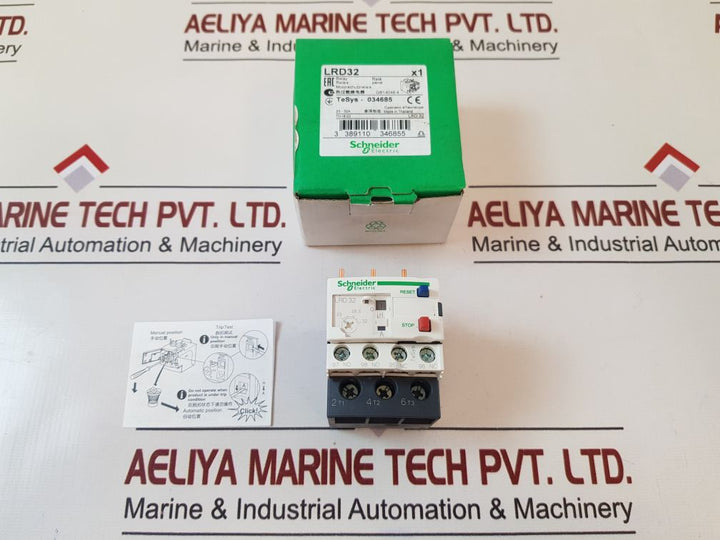Schneider Electric Lrd32 Thermal Overload Relay