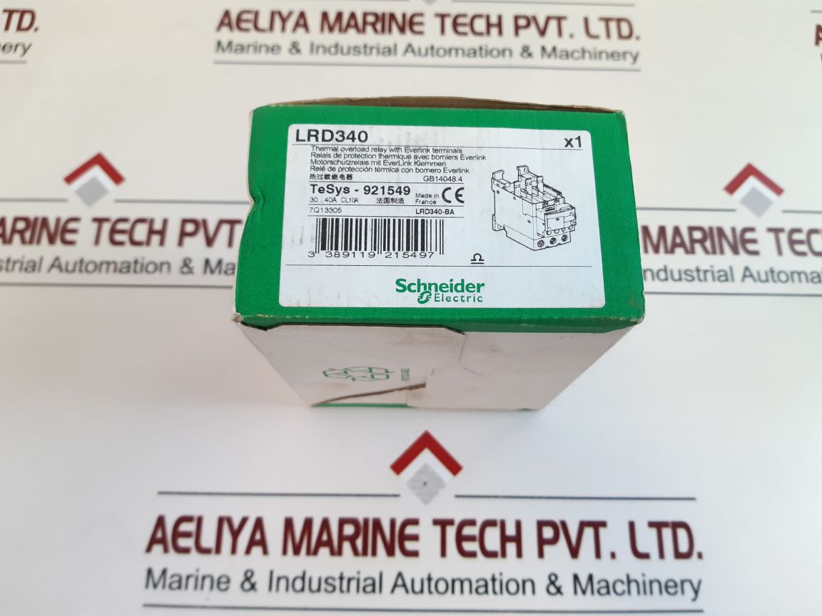 Schneider Electric Lrd340 Thermal Overload Relay