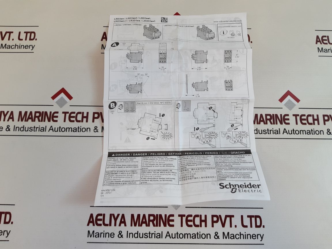 Schneider Electric Lrd340 Thermal Overload Relay