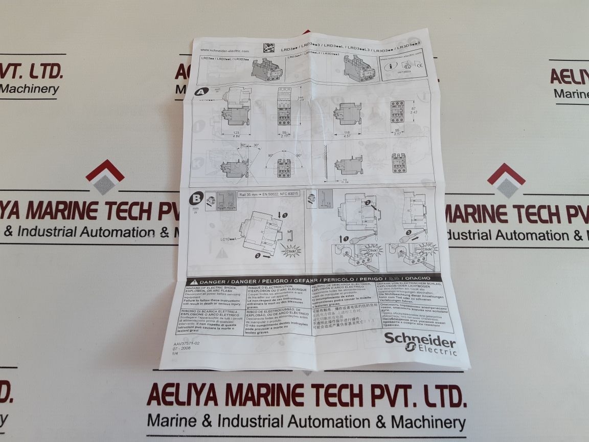 Schneider Electric Lrd340 Thermal Overload Relay Free Shipping By Express