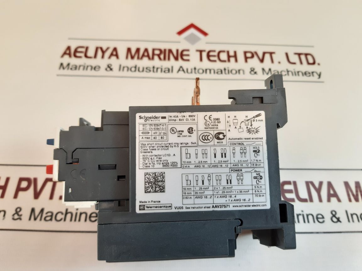 Schneider Electric Lrd340 Thermal Overload Relay Free Shipping By Express