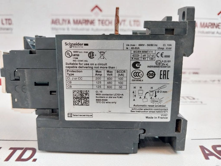 Schneider/Telemecanique Lrd365 Thermal Overload Relay
