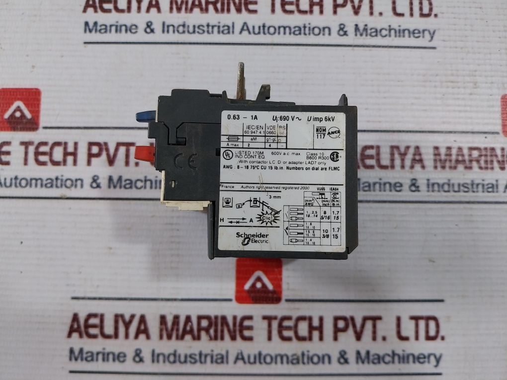 Schneider Electric Lrd 05 Thermal Overload Relay 6Kv 690V~
