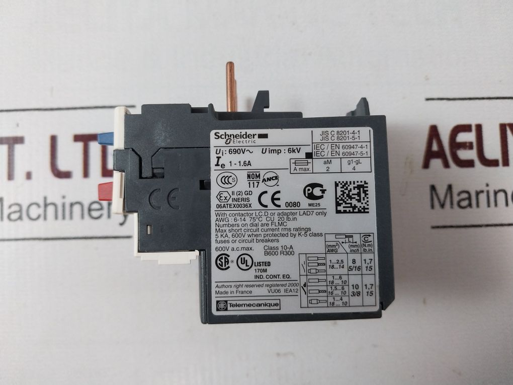 Schneider Electric/Telemecanique Lrd 06 Thermal Overload Relay