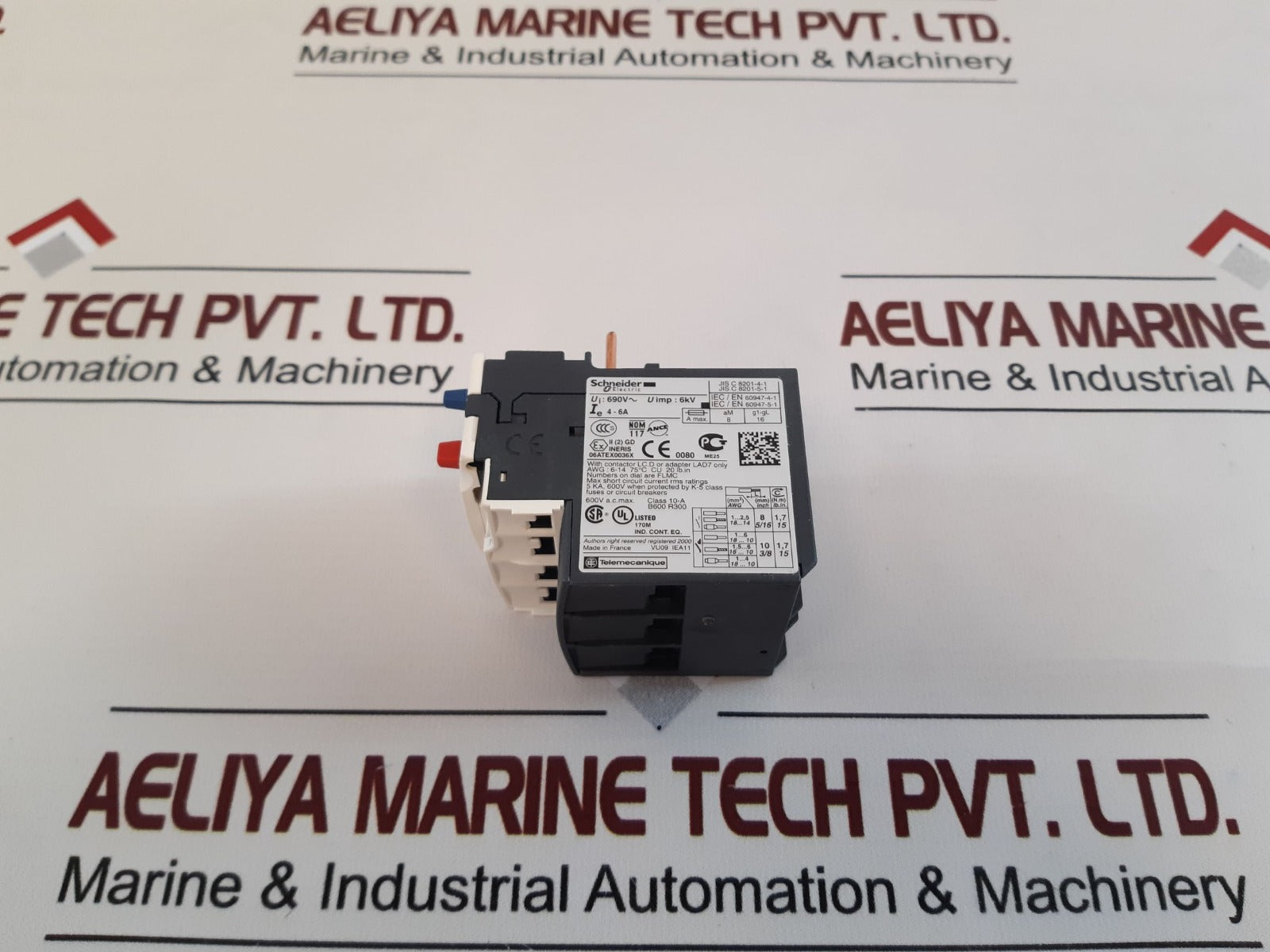 Schneider Electric Lrd 10 Thermal Overload Relay