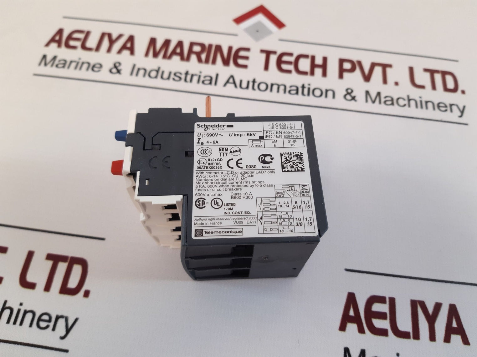Schneider Electric Lrd 10 Thermal Overload Relay